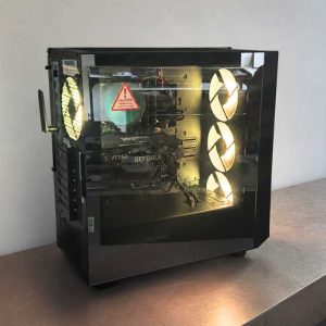 A refurbished gaming computer available in The St. Croix Valley (One of many gaming computers sold by computer repair & services in Stillwater, Hudson, & New Richmond)