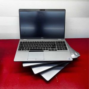A stack of refurbished laptops, for sale in the St. Croix Valley - stores in Stillwater, Hudson, & New Richmond.